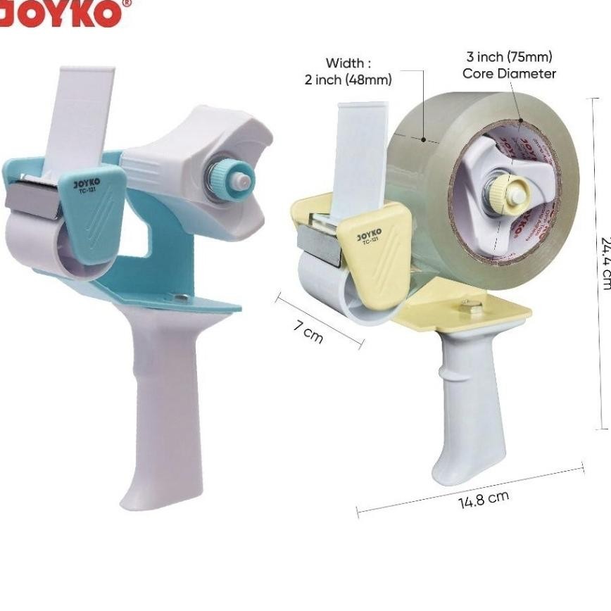 

Tape Cutter Heavy Duty Joyko TC-121 / Tape Dispenser Pemotong Pita Perekat TC121 AST