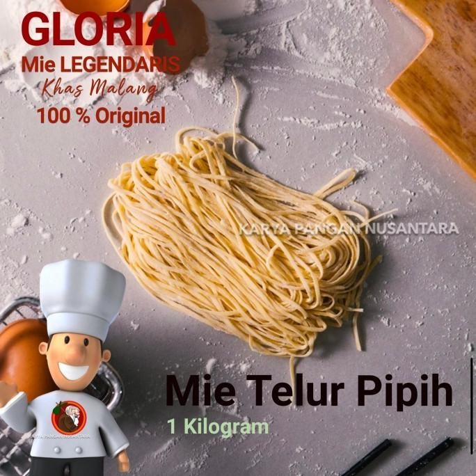 

(Expert) MIE MENTAH MIE PANGSIT GLORIA MALANG MI PANGSIT MIE TELUR PIPIH 1KG
