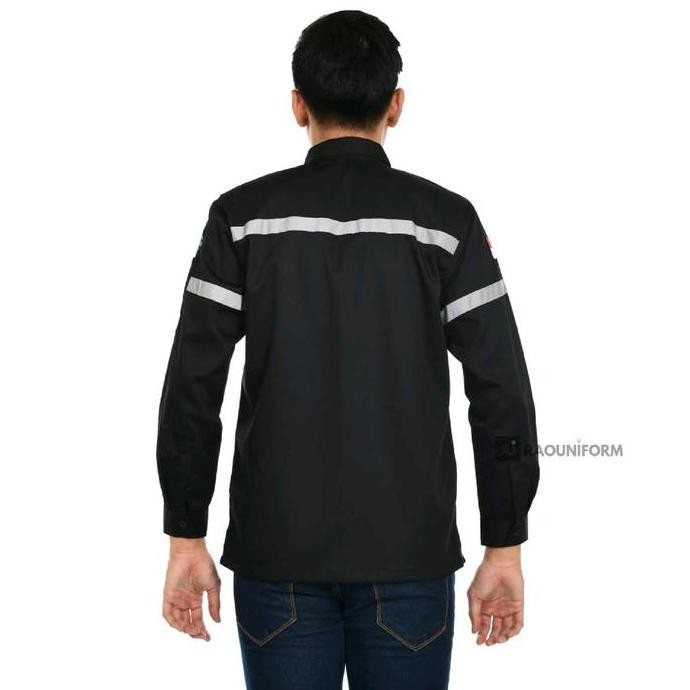KEMEJA PROYEK LAPANGAN/BAJU SERAGAM SAFETY/SERAGAM PROYEK SAFETY/BAJU KEMEJA PROYEK PRIA/BAJU SAFETY