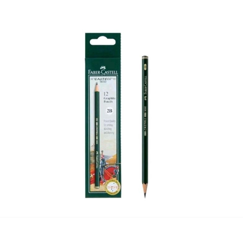 

Pensil 2B Faber-Castell 9000 Original (1pak isi 12 pcs)
