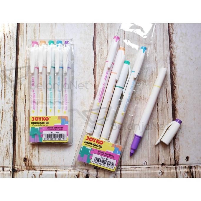 

Highlighter | Penanda Joyko Warna Pastel 1 Set 5 Color HL-46