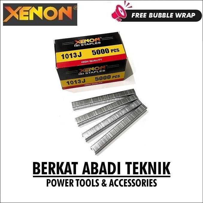 

XENON 1013J Isi Staples Mesin Paku Tembak U Mata Air Nailer Nail Gun Angin Stapler Jok Motor 1013 J AST