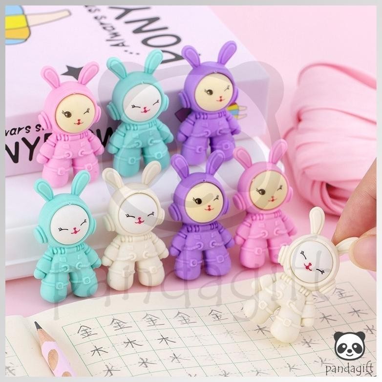 

(48Pcs - 1box) Penghapus Pensil Karakter Mermaid Ice Cream Donat Rabbit Penghapus Lucu - GG0356