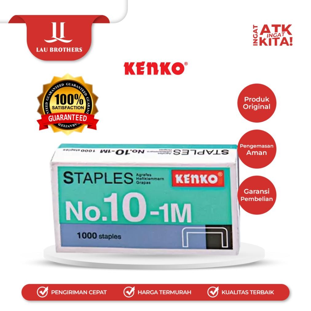 

KENKO ISI STAPLES NO.10 (1PACK/ 20BOX) AST