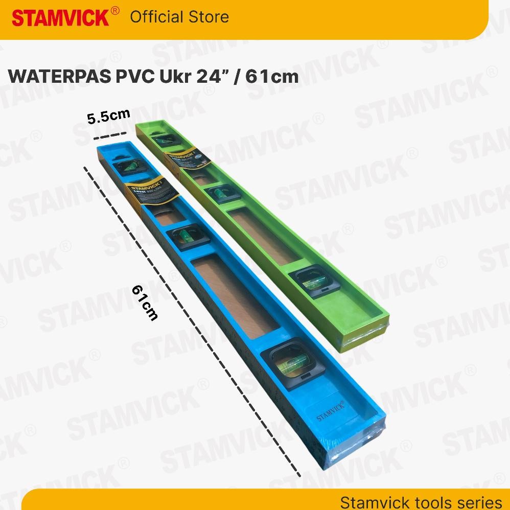 

Waterpas Pvc Stamvick 24inch - Penggaris Waterpass Meteran Panjang 60cm AST
