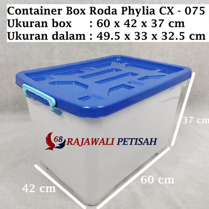 

Terlaris Phylia Container Box 75 Liter | Storage Box (By Gojek)
