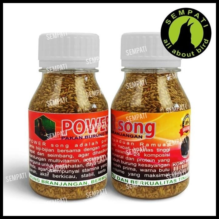 Terlaris Power Song Pakan Branjangan Pakan Burung Branjangan Lark Super Pwrsb Good Quality