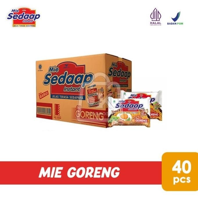 

(Expert) Sedaap Mie Instan Goreng 90 gr x 40