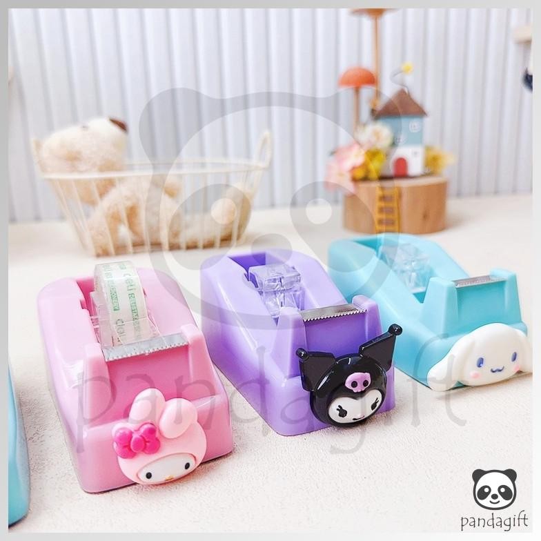 

Dispenser Isolasi Selotip Sanrio Unik Tempat Isolasi Tape Kuromi Cinnamonroll - GG0432 AST