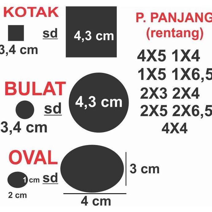 

Stempel Warna Flash Cetak Stempel Cepat Kilat 3 Warna