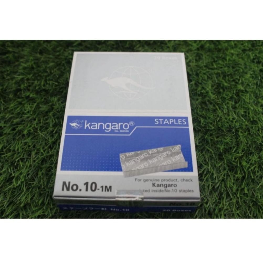 

1 BOX ISI STAPLER KANGARO (ISI 20BOX KECIL) NO.10-1M AST