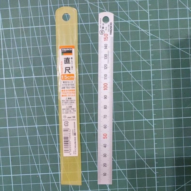 

TRUSCO TSU-15N Straight Rule 150 mm Penggaris Lurus 15 Cm AST