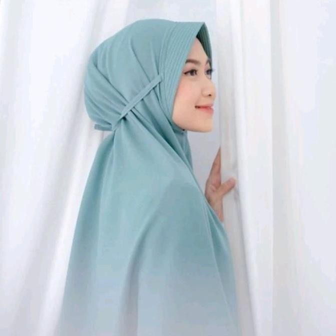 New Hijab Bergo Pet Crinkle Xl Mahala Hijab - Desain Modis & Ukuran Besar - Muslim High Quality