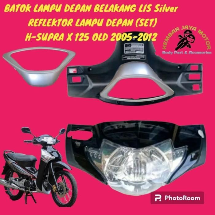 Batok Lampu Depan Belakang Hitam Supra X 125 Old 2005-2008 Jp Original Dan Terpercaya