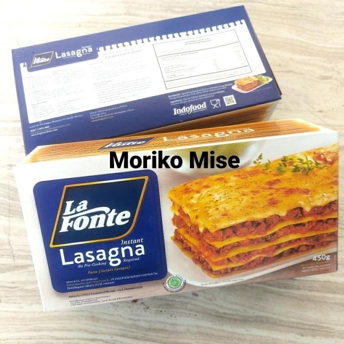 

(Expert) la fonte lasagna 450gr / lasagna sheet la fonte / pasta lasagna