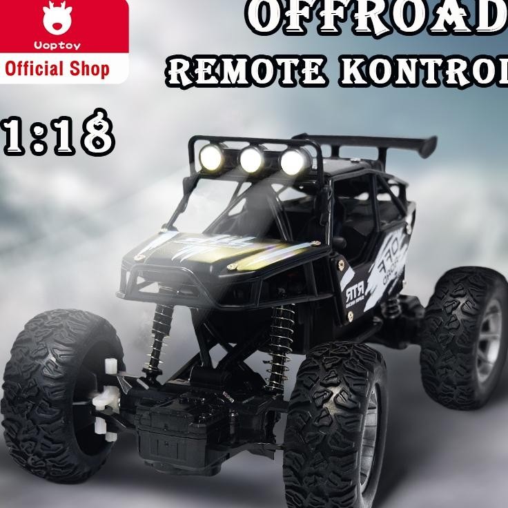 Uoptoy Mainan Mobil Remote Control Offroad Alloy Rc Offroad Mobil Drift Rc Ro Crawler Mobil Offroad 