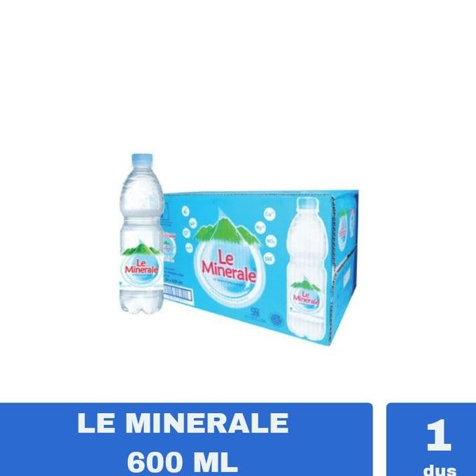 

(Expert) Air Mineral Le Minerale 600 ml 1 Dus 24 Pc
