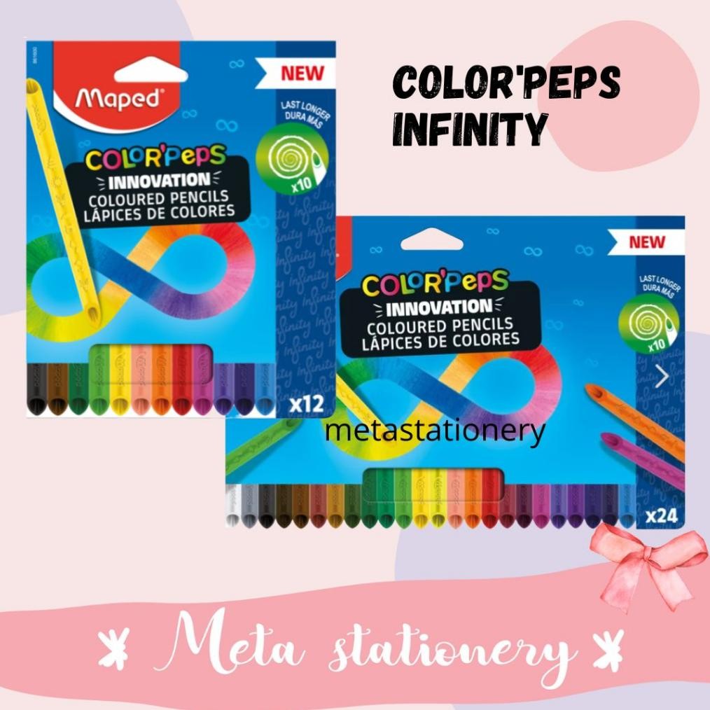 

Pensil Warna / Colorpeps Infinity Coloured Pencil Maped AST
