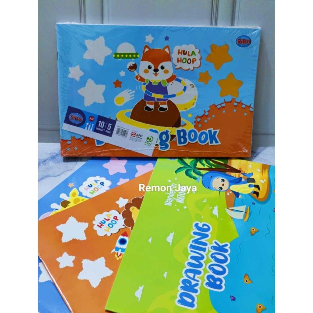 

Buku Gambar / Sketsa A4 - SIDU 10 lembar (isi 5 pcs buku) AST