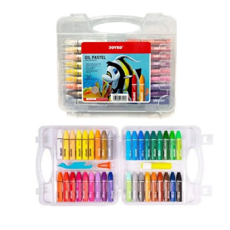 

Crayon Joyko 36 Warna / Krayon Oil Pastel OP-36S AST