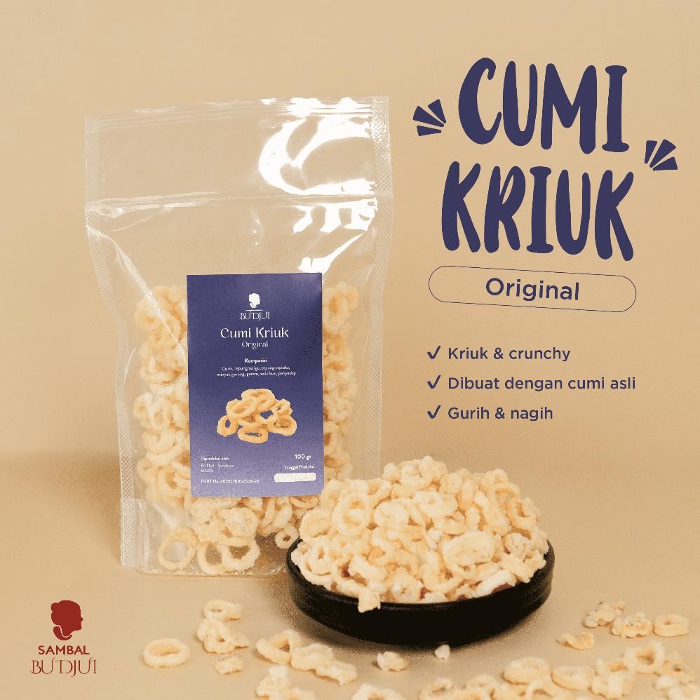 

SAMBAL BU DJUI Bundle Cumi Arang Pedas Kriuk