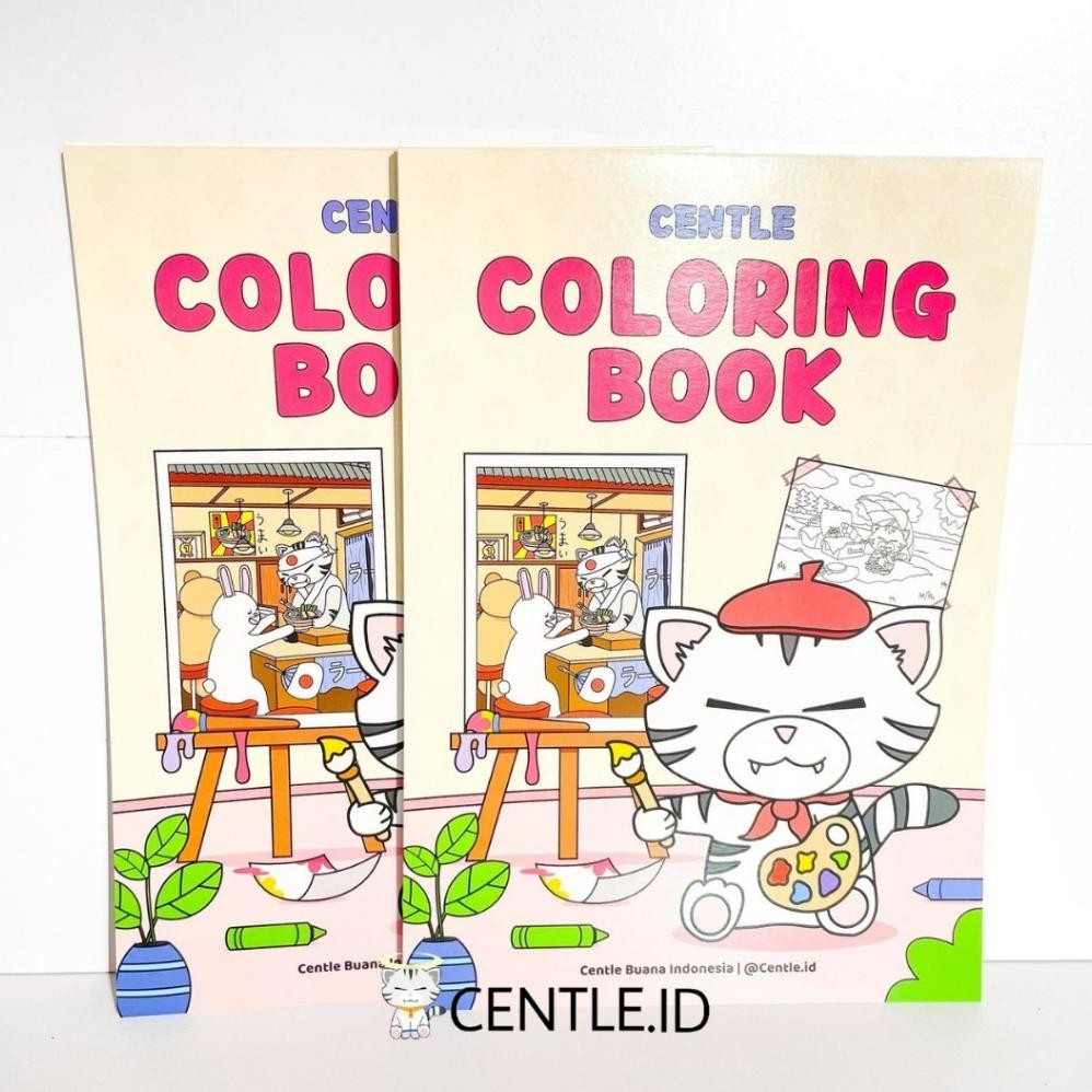 

CENTLE.ID BUKU GAMBAR KREATIFITAS ANAK COLORING BOOK A4 ALAT-ALAT TULIS AESTHETIC AST