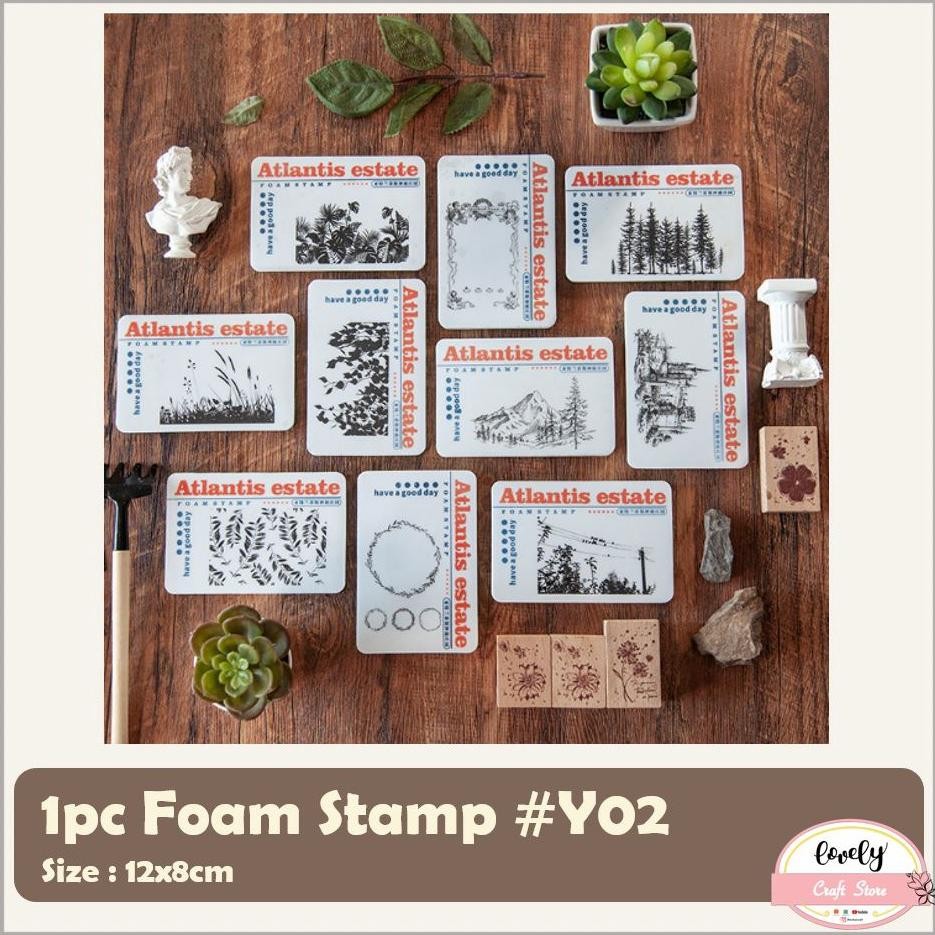 

LovelyCraftStore | Y02 DIY Stamping, New Stamp, Sponge Foam Stamp, Stempel AST