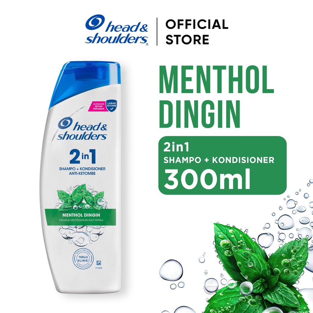 Head & Shoulders Shampoo 2-in-1 Varian Cool Menthol 300ml