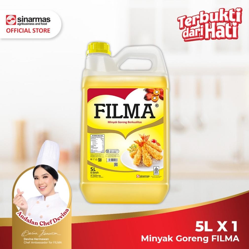 

Filma Minyak Goreng Jerigen 5L Non-Kolesterol Nutrisi Tinggi