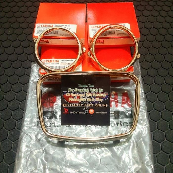 Ring Reflektor Lampu Depan Rxking Rx King Se Gold 2003 Original Dan Terpercaya