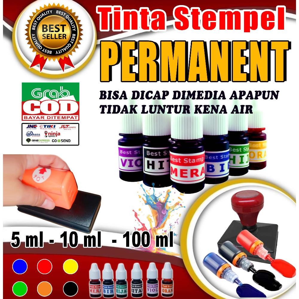 

Tinta Stempel Permanent Waterproof AST