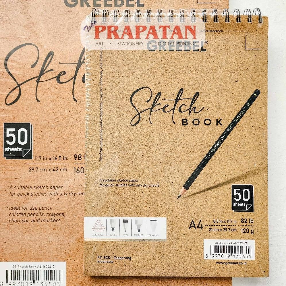 

Greebel Spiral Sketchbook A3-16003 | Buku Gambar AST