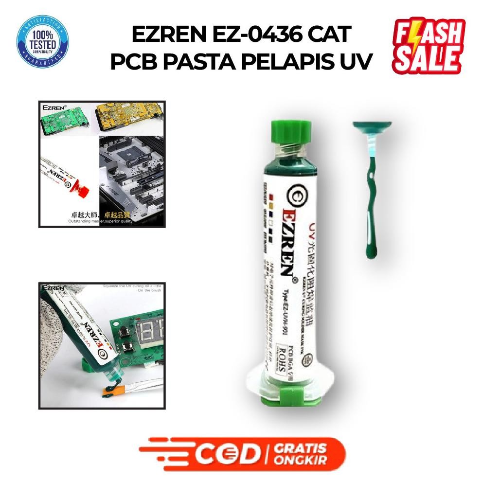 

Ezren EZ-0436 Cat PCB Pasta Pelapis UV Curable Solder Mask UVH Hijau Murah AST