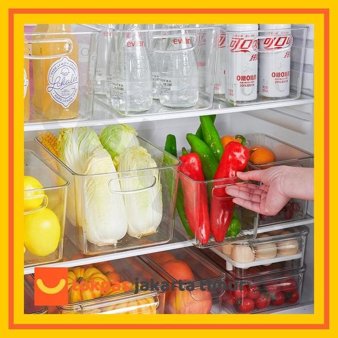 

Terlaris Kotak Kontainer Organizer Kulkas / Fridge Organizer Box Toyo Acrylic Wadah