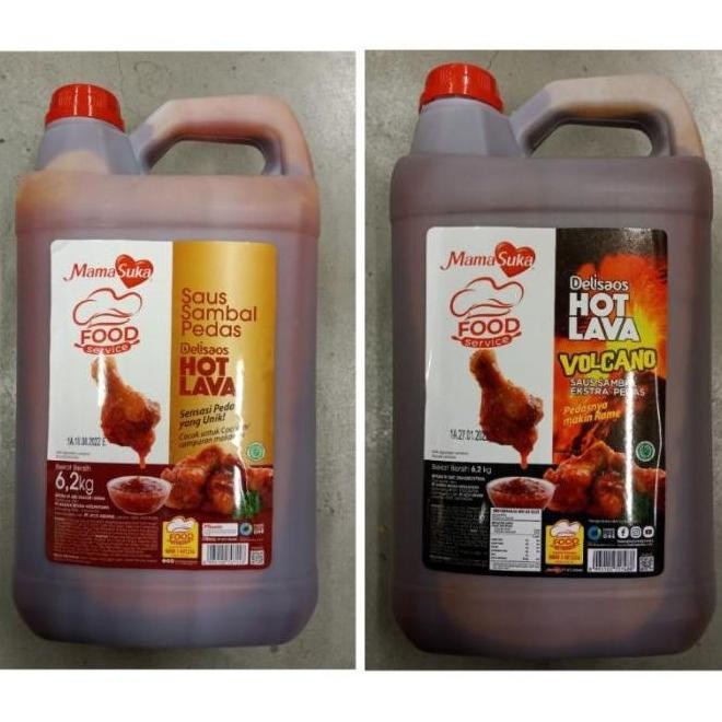

Terlaris MAMASUKA DELISAOS HOT LAVA VOLCANO 6.2 KG 6,2 6 JERIGEN GALLON GALON SALE