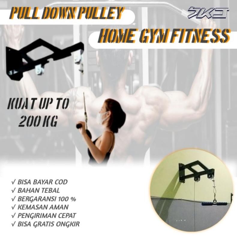 Alat Olahraga Fitness Dirumah gym Pull Down Pull Up Resistance band pulldown Push up Bar karet pull 