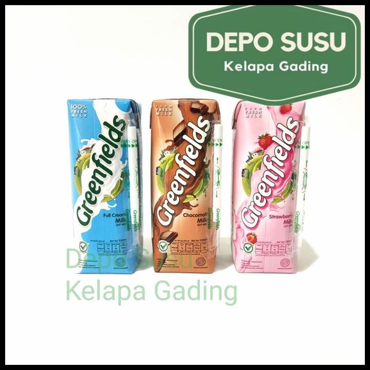 

Terlaris Susu Greenfields Uht 250 Ml X 24Pcs Coklat/Strawberry/Plain Greenfield Good Quality