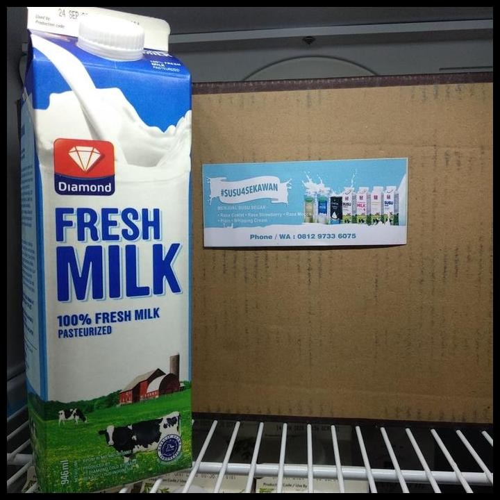

Terlaris Susu Fresh Milk Diamond Plain 946Ml Good Quality
