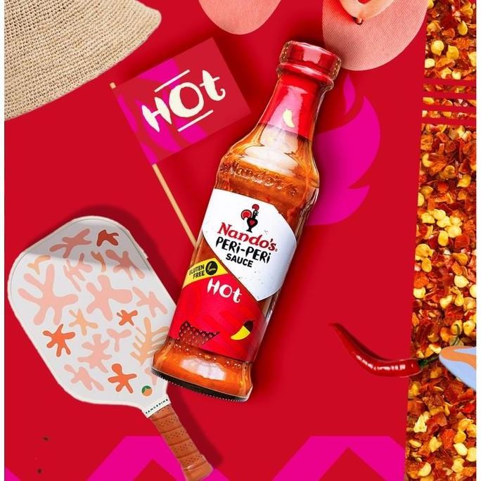 

Terlaris NANDO'S PERI PERI SAUCE 250 GRAM | HOT MEDIUM GARLIC | SAUS NANDOS SALE