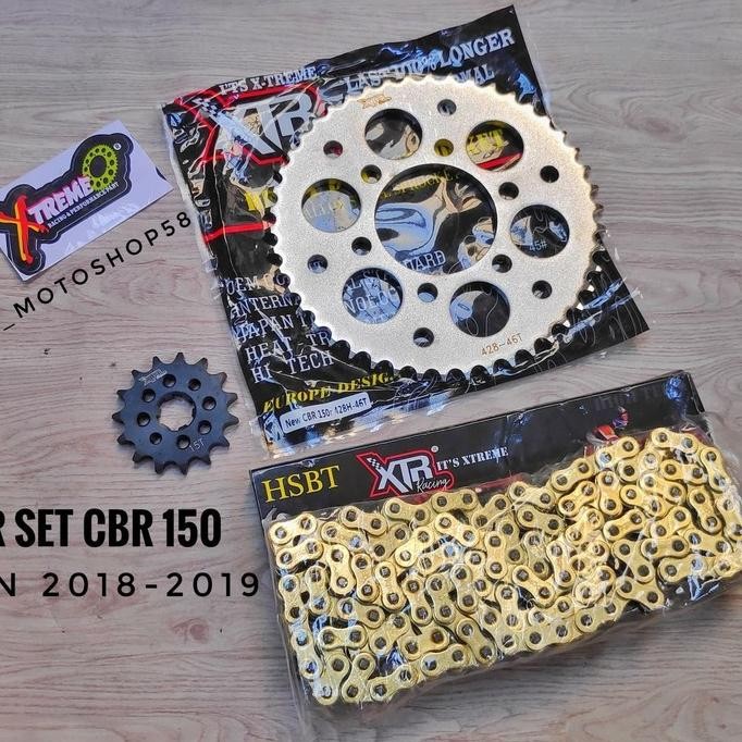 GEAR SET HONDA CBR 150 NEW K45N 2018 2019 GIR SET CBR 150 NEW SSS DID