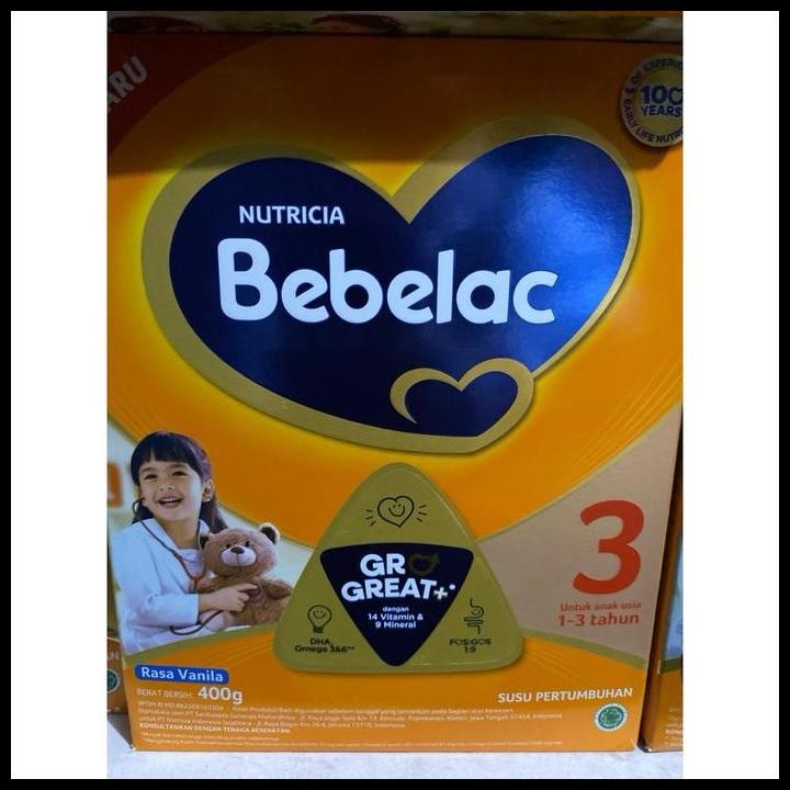 

Terlaris Bebelac 3 Vanila Kemasan 400G Good Quality
