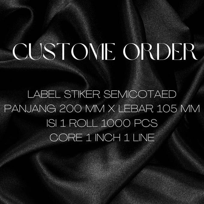 

Label Stiker Semicoated 105X200 Mm Label Bar Semicoated 10,5X20 Cm New Stok