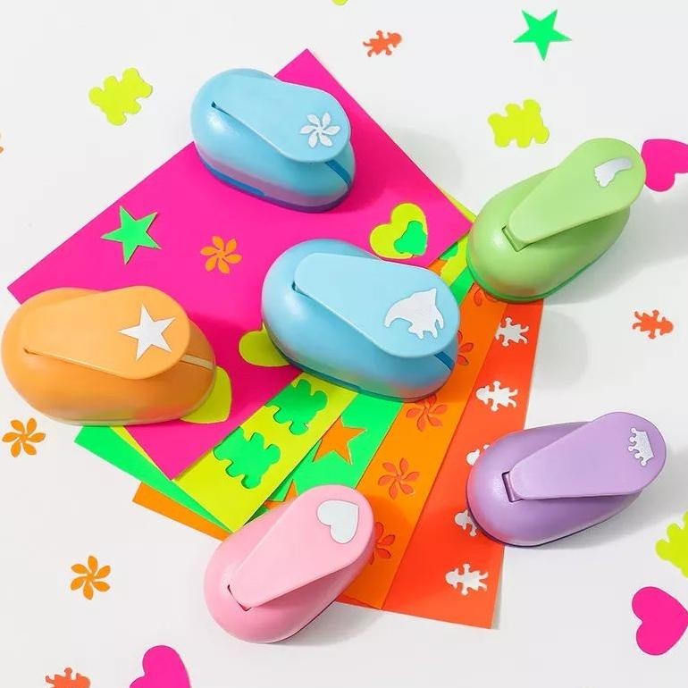 

Bisa Cod Size 2 Inch (5Cm) 1 Inch (2.5Cm) Craft Puncher Kids Diy Paper Cutter Embossing Tools Ka-67