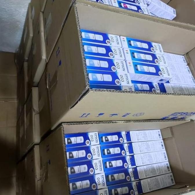 Tinta Epson 003 Original L1110 L3110 1Set New Stok