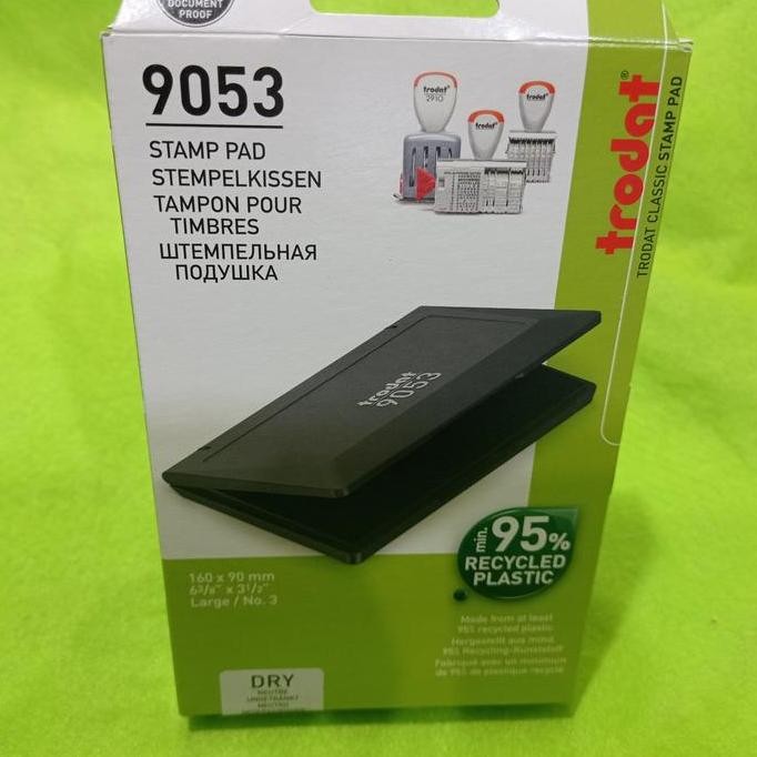 

Terlaris Stamp Pad Trodat 9053 / Bak Stempel Ukuran Besar SALE
