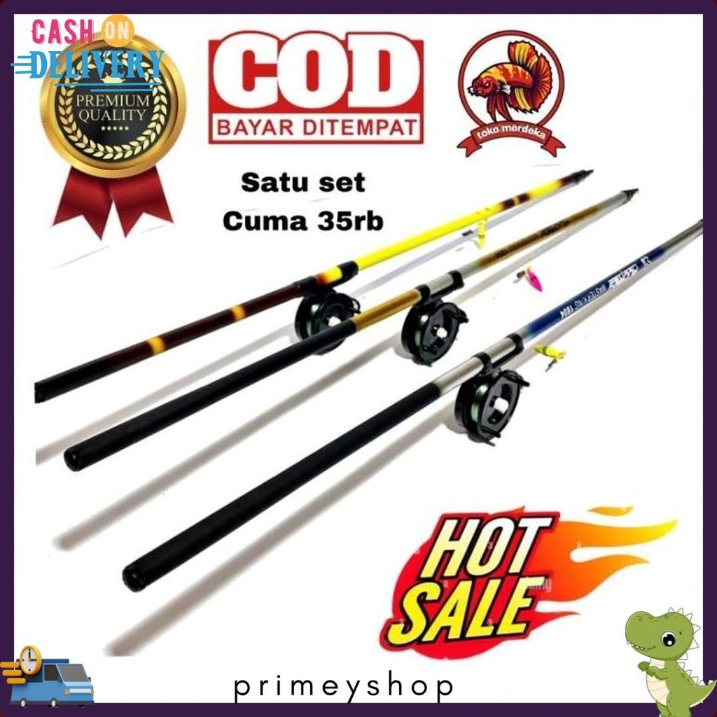 (Promo) Joran Tegek Set Kolong 180 Cm Tinggal Pakai Diskon