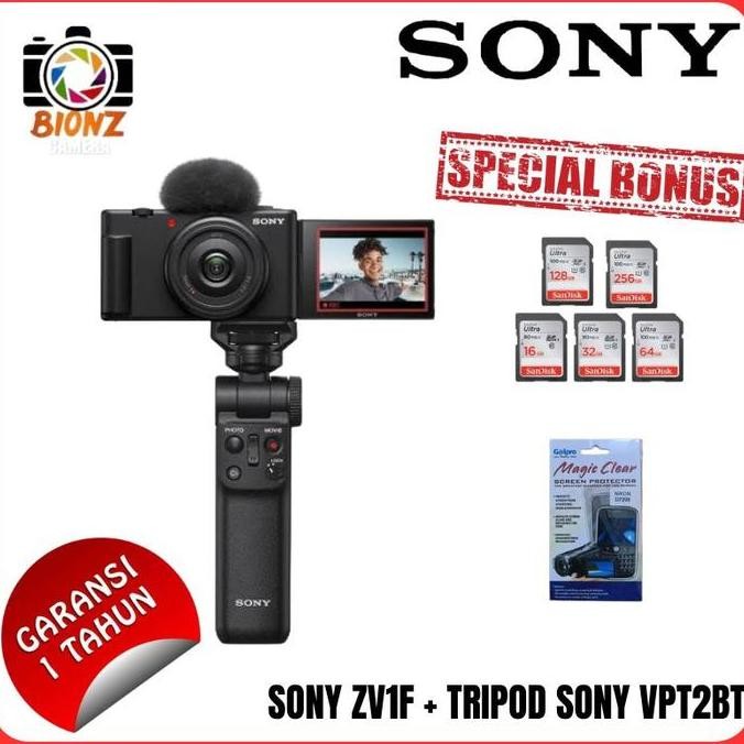 Tersedia SONY ZV-1F / SONY ZV 1F / SONY ZV1F DIGITAL COMPACT KAMERA VLOG 4K