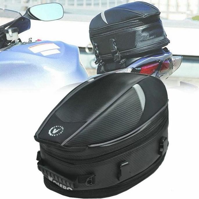 Tersedia VOLERO Tas Waterproof Motor Touring Sport Vixion CBR KLX Boks Belakanglkmkp
