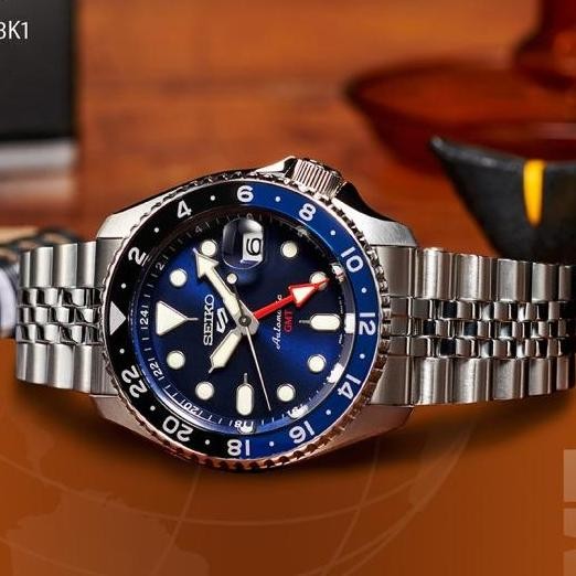 Tersedia JAM TANGAN PRIA SEIKO 5 SPORTS GMT SSK003K1 SSK003 AUTOMATIC ORIGINAL
