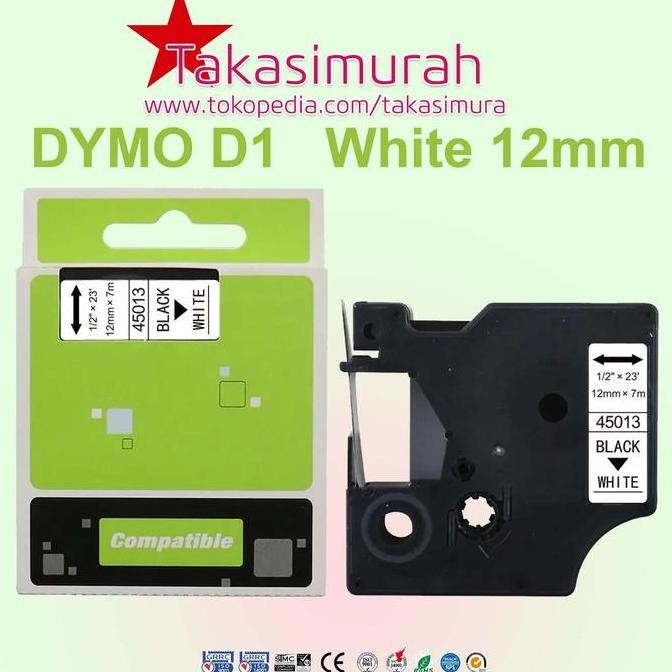 

Label Tape Printer Dymo D1 Reill Tape Label 160 280 210D 360D 420P New Stok